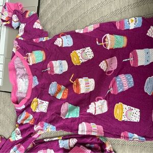 Little Sleepies Purple Coffee Cup pajama set